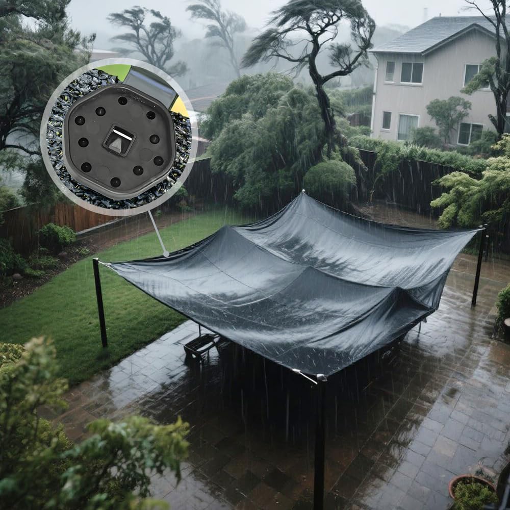 Shade Cloth Heavy Duty Lock Grip, 2026 New Greenhouse Shade Cloth Fix Clamp Tent Clips Windproof Awning Clamp Grip, Upgrade Greenhouse Cloths Fix Clamp 30/50/60Pcs Lock Grip Set 30, Black
