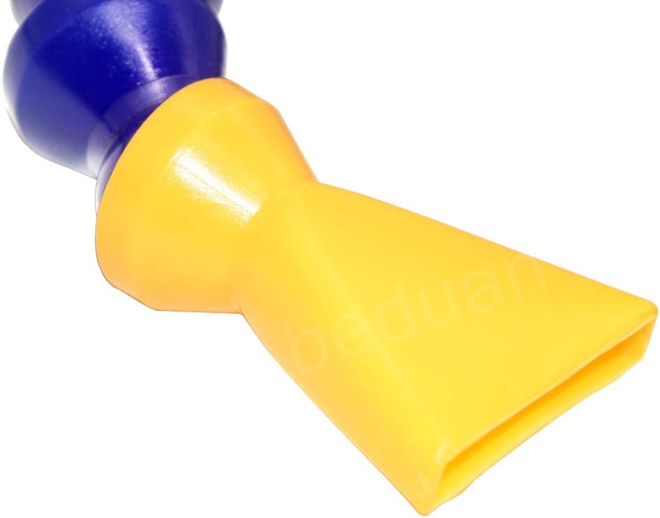 1/2" Thread Water Oil Coolant Hose Pipe Plastic Adjustable Flexible Cooling Tube for Hydraulic Machinery/Water Cooling System Pack of 10