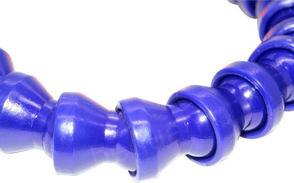 1/2" Thread Water Oil Coolant Hose Pipe Plastic Adjustable Flexible Cooling Tube for Hydraulic Machinery/Water Cooling System Pack of 10