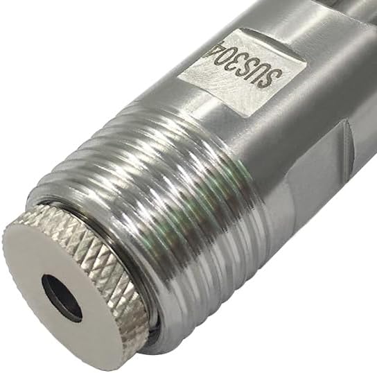304 Stainless Steel Pig Nipple Waterer with 1/2 Female Bulkhead Fittings for Barrel Kit Feeder Automatic Water Drinker Durable Antirust Set of 5