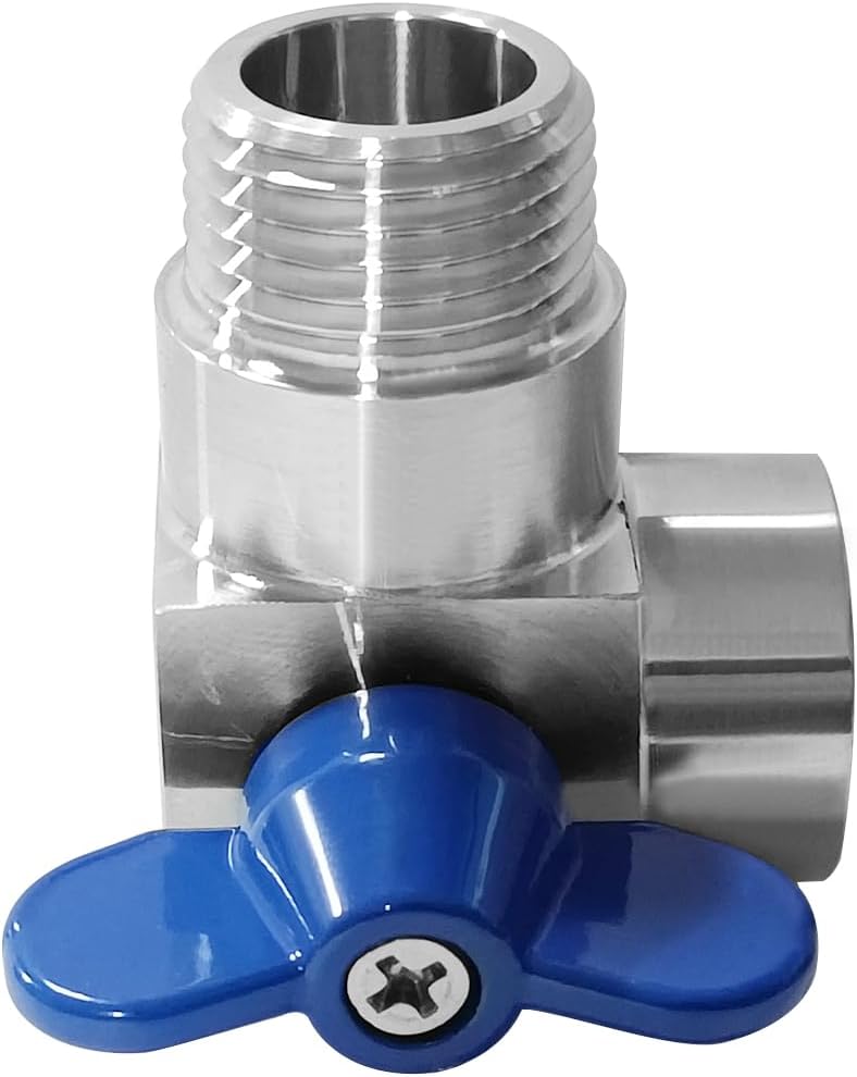 1/2” NPT Mini Ball Valve Male to Female 90 Degree Stainless steel Street Elbow Shut Off Valve