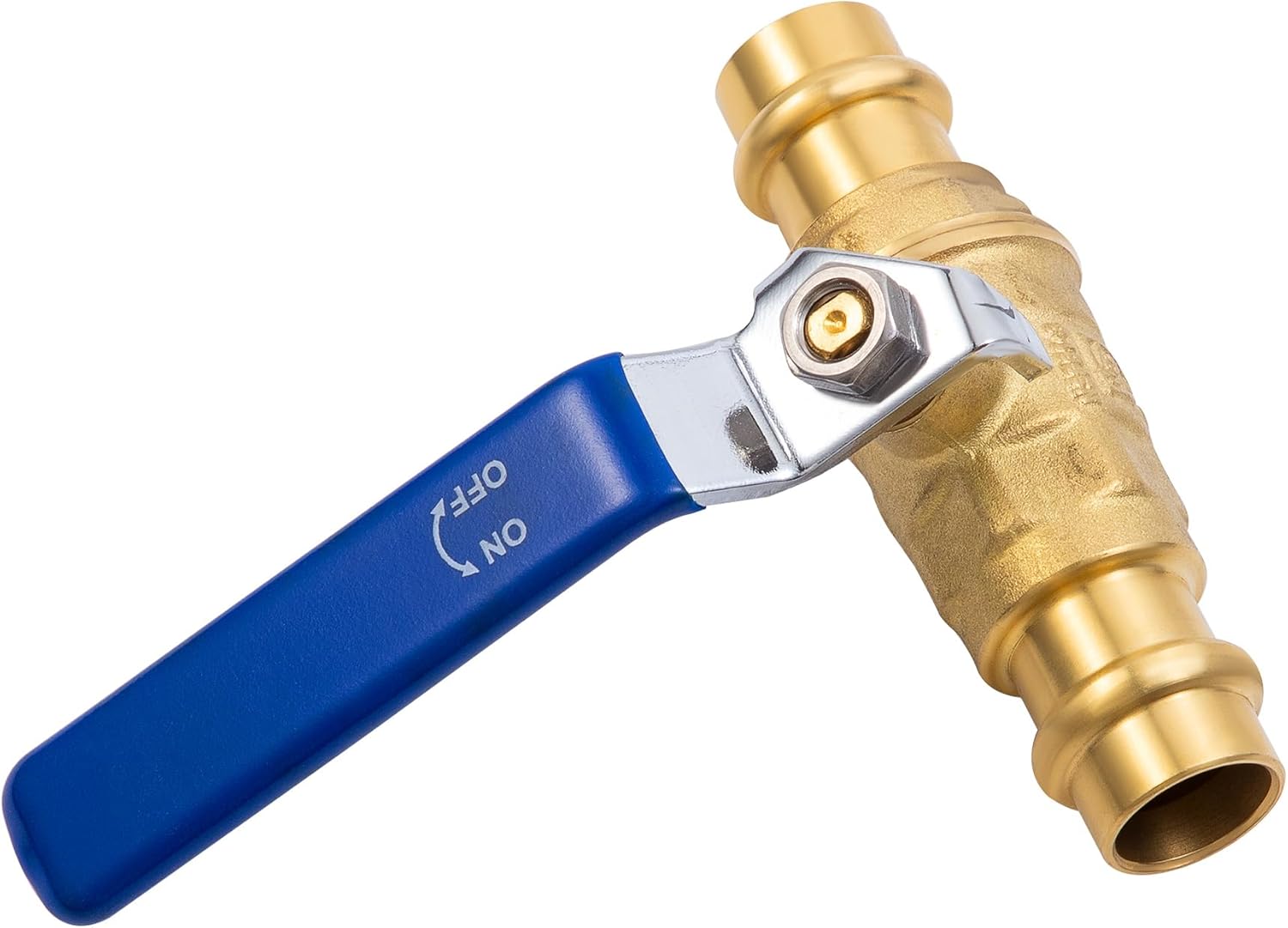 1/2" Press Ball Valve, Lead-Free Press into 1/2"Copper Tubing Connection with EPDM O-ring