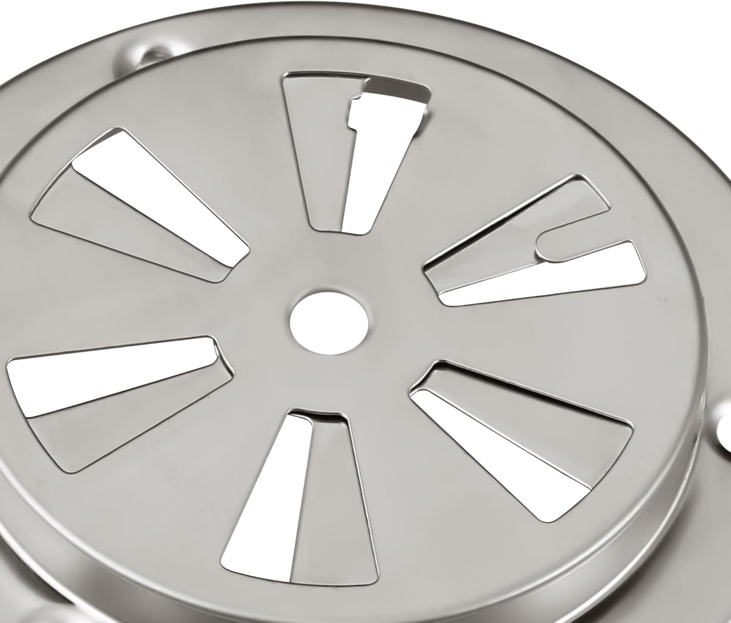 Stainless Steel BBQ Smoker Air Vent - Adjustable Grill Damper for Controlling Airflow - Replacement Parts for Grill and Smoker Vents - 4 Packs