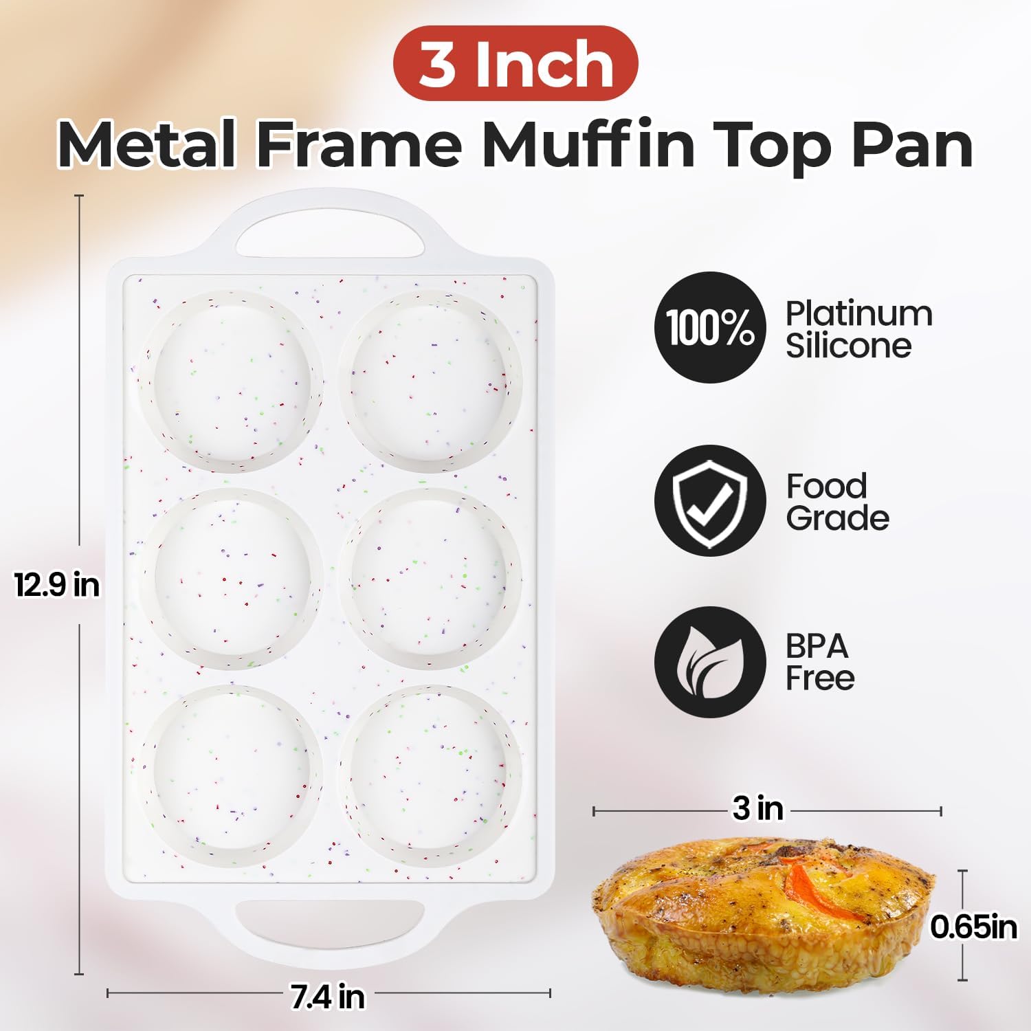 Silicone Muffin Top Pan & Silicone Mini Loaf Pan