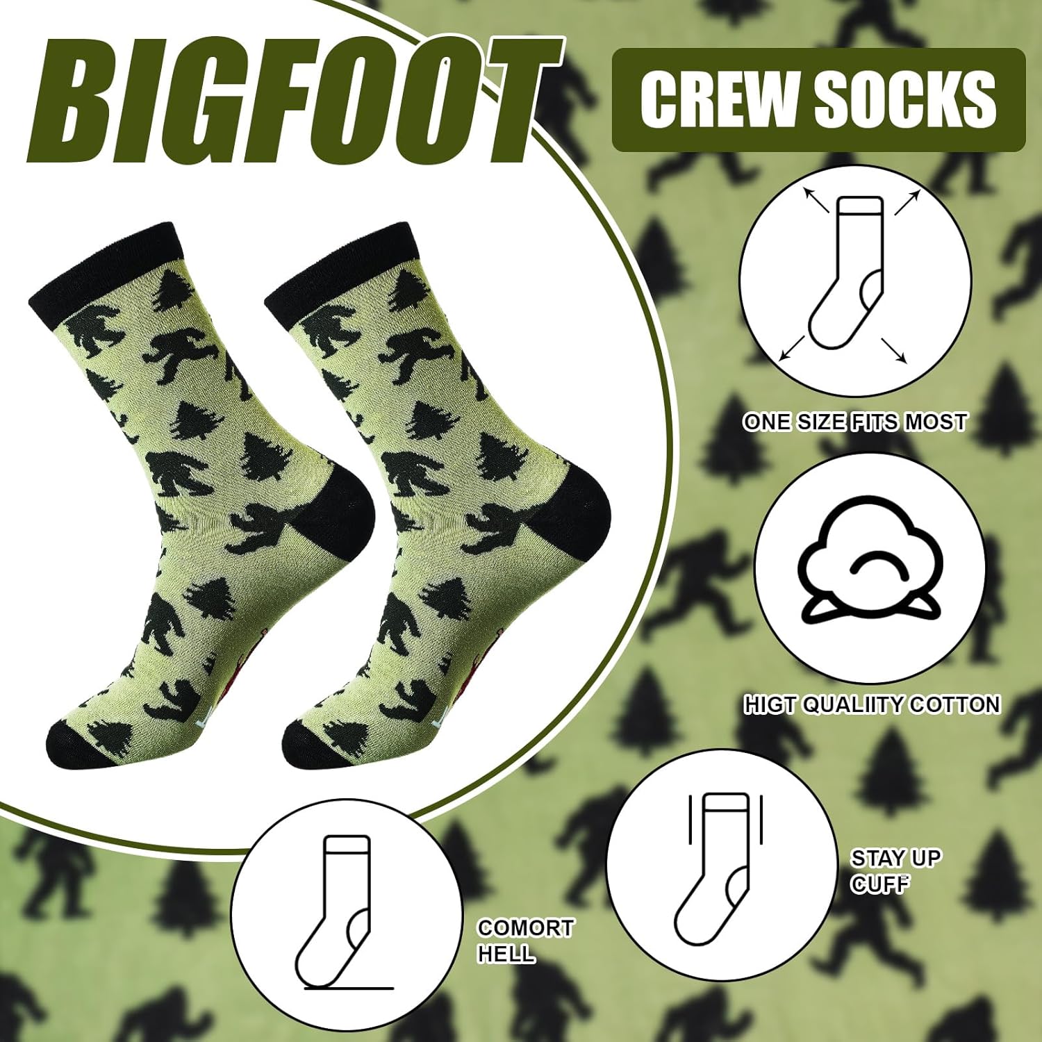 5 Pcs Bigfoot Sasquatch Gifts Sasquatch Lovers Gift with Large Blanket 12 oz Insulated Tumbler Socks Can Opener Keychain and Ballpoint Pen for Men Women Dad Grandpa Gifts