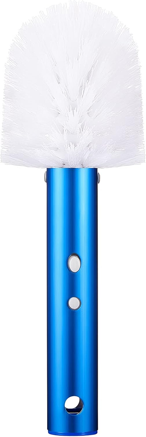 Corner and Step Pool Round Brush, Pool Step and Corner Brush, 180 Degree Rotation Handle Scrub Brush for Inground and Ground Swimming Pool, Spa, Hot Tub, Standard Poles Connection 1 Piece