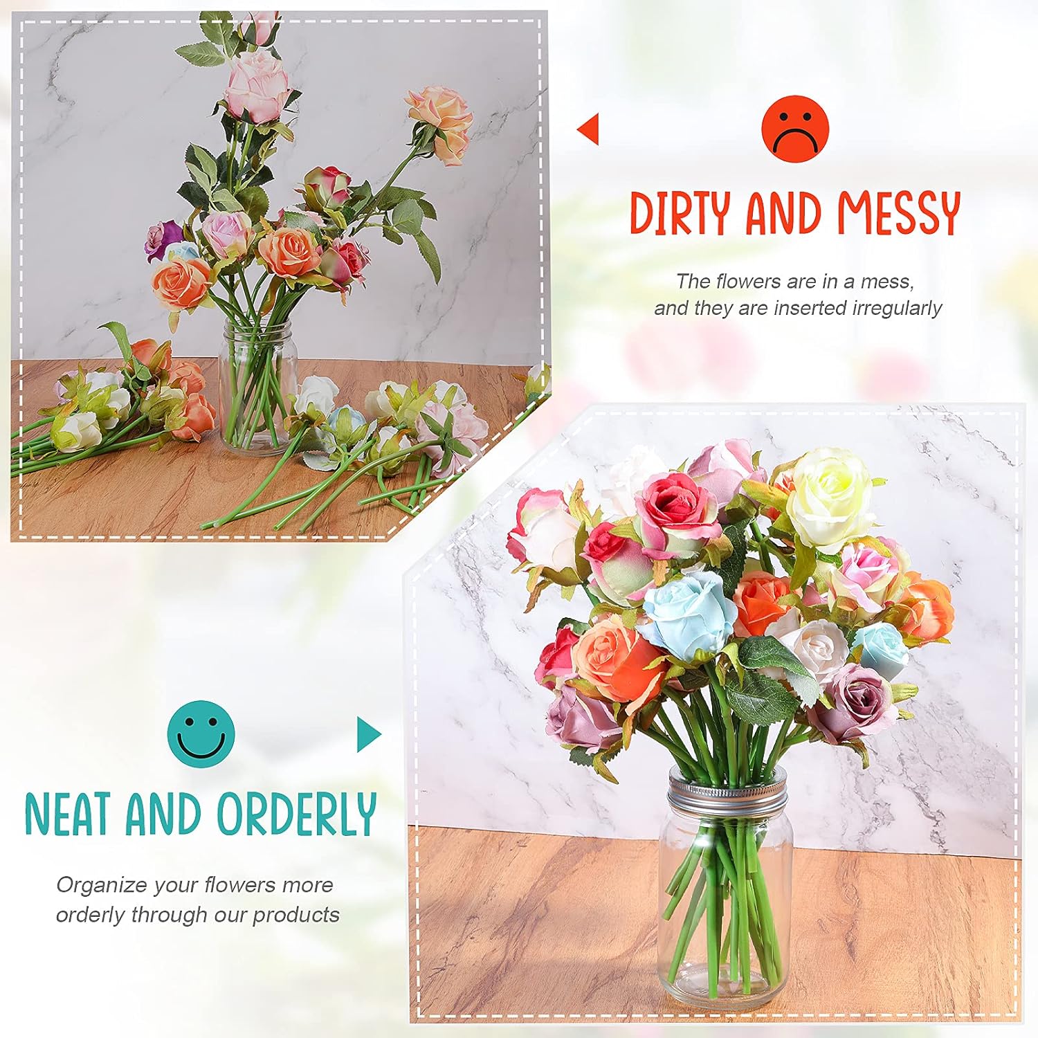 Mason Flower Jar Frog Lid Metal Insert Mason Grid Flower Organizer Frog Lid Insert for Regular Mouth Canning Jars 12 Sets