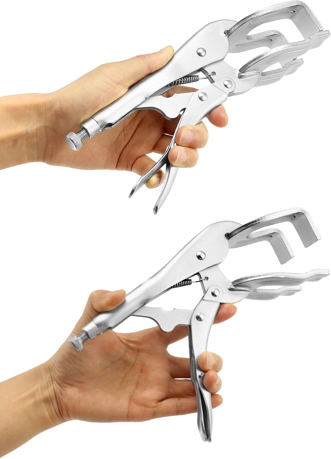 9" Locking Pliers, 4 Pack Metal Welding Clamp, Quick-lock Release for Easy Removal