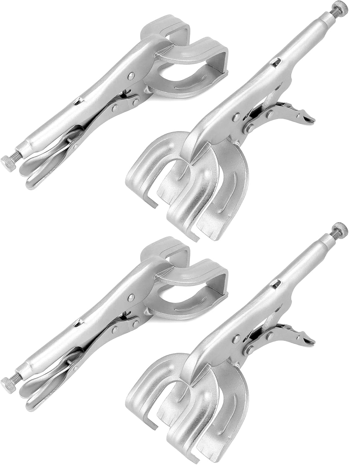 9" Locking Pliers, 4 Pack Metal Welding Clamp, Quick-lock Release for Easy Removal