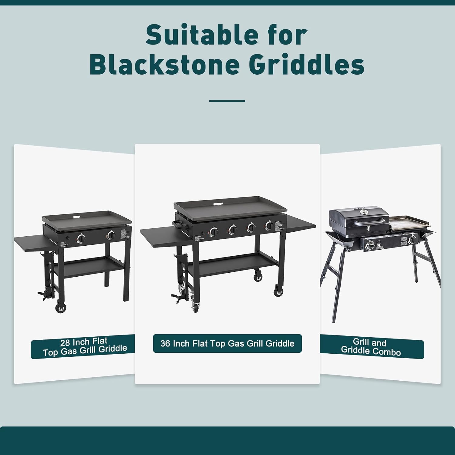 Natural Gas Conversion Kit, Propane to NG Orifices Nozzle, for Blackstone 28'' & 36'' Griddles, Rangetop Combo, Tailgater, DIY Burner Replacement Parts