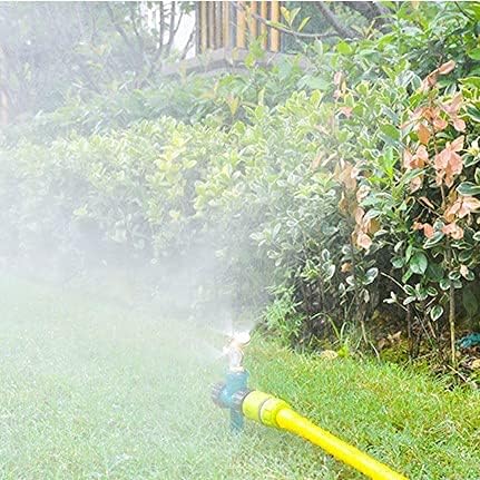 Brass Misting Spray Nozzle 1/2" NPT Male 4-Holes Garden Sprinklers Irrigation Connector Water Sprinklers Mister Heads Fitting with Filter Mesh Pack of 3