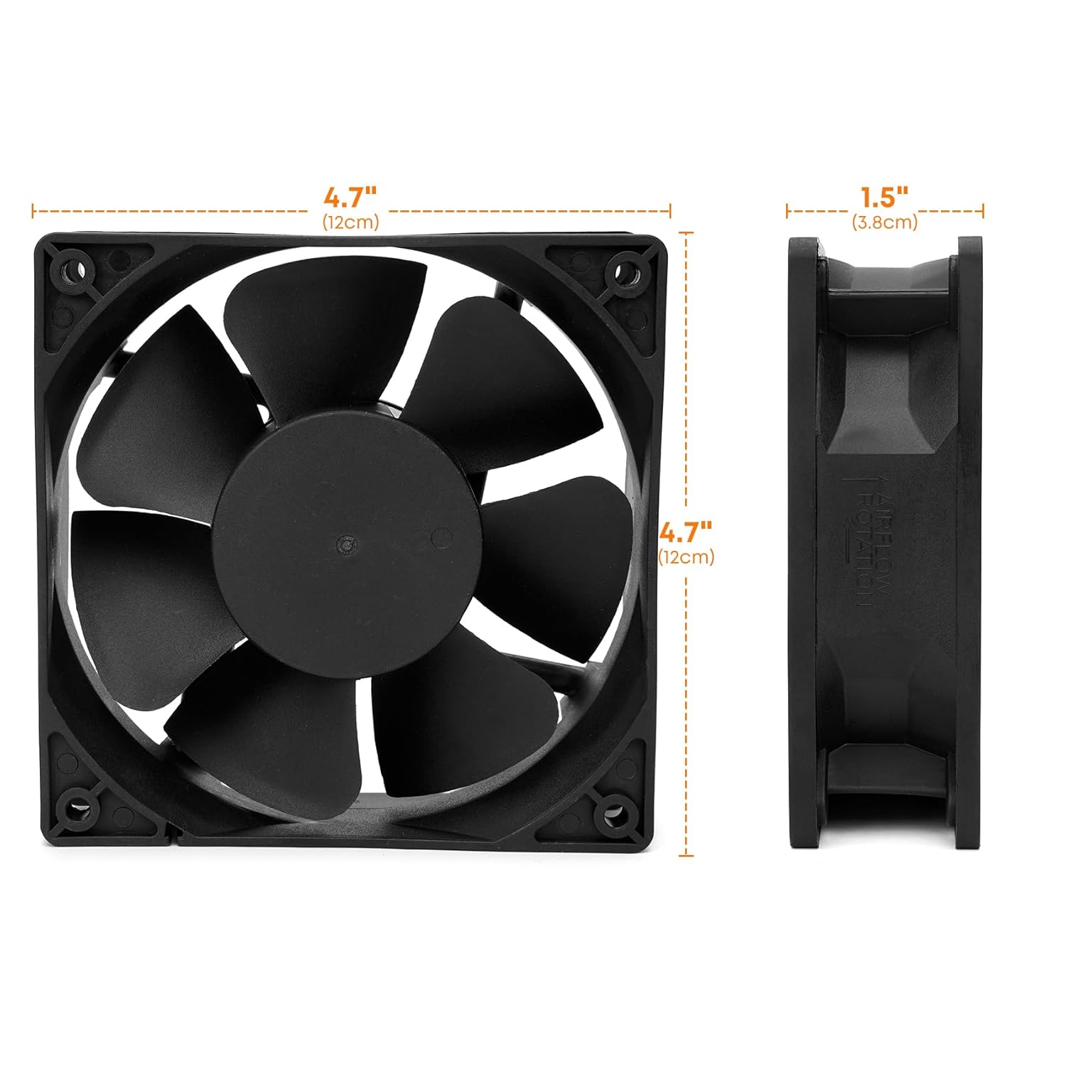 Fan Kit Compatible with Masterbuilt Gravity Series 560/800/1050 Digital Charcoal Grill & Smoker, Replacement Part for 9904190040