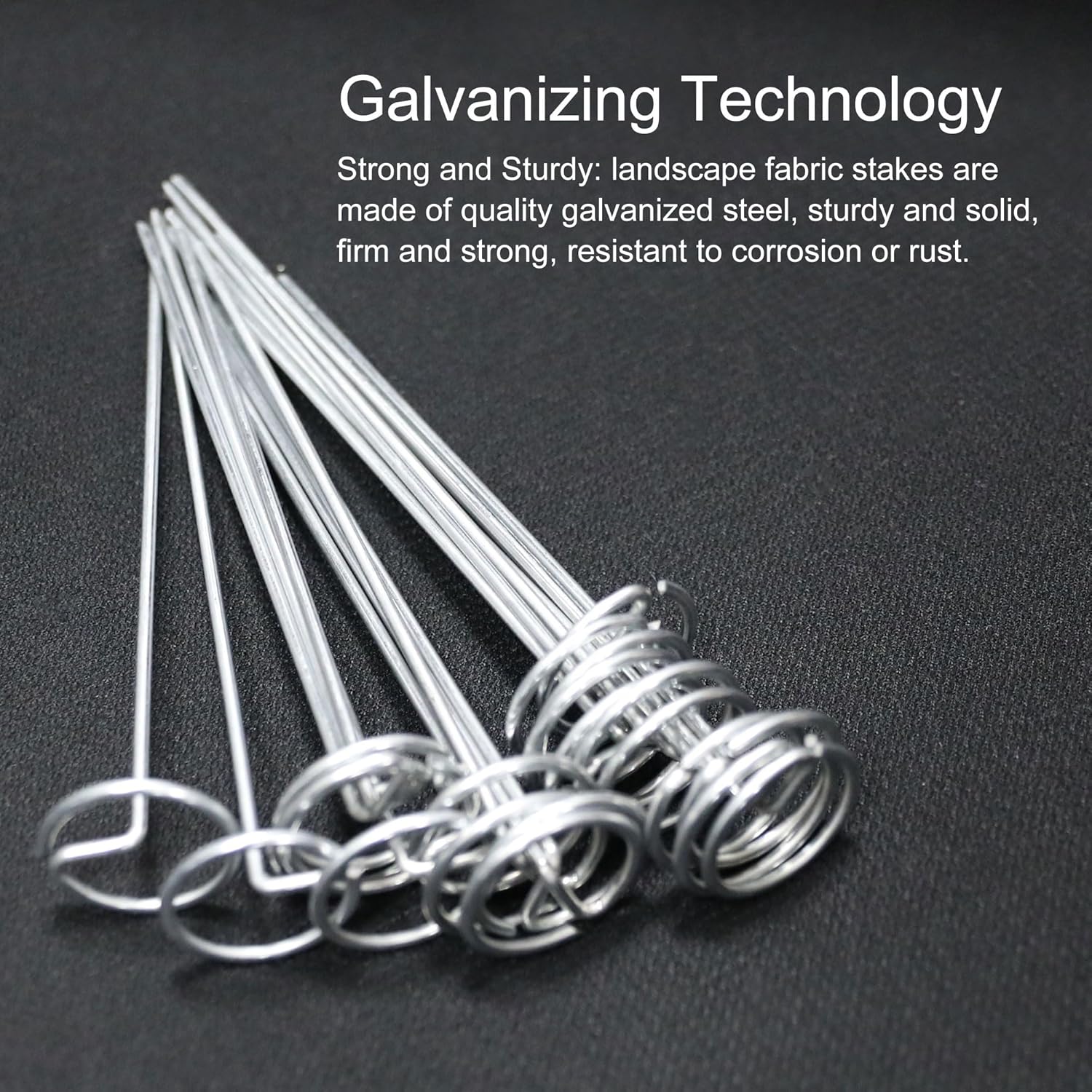 120 Pcs Garden Landscape Staples - 12 Gauge Circle Top Landscape Pins - 6 Inch Galvanized Landscape Pins Garden Stakes with 1Pc Nail Lifter for Securing Yard Garden Lawn Fabric Weed Barrier