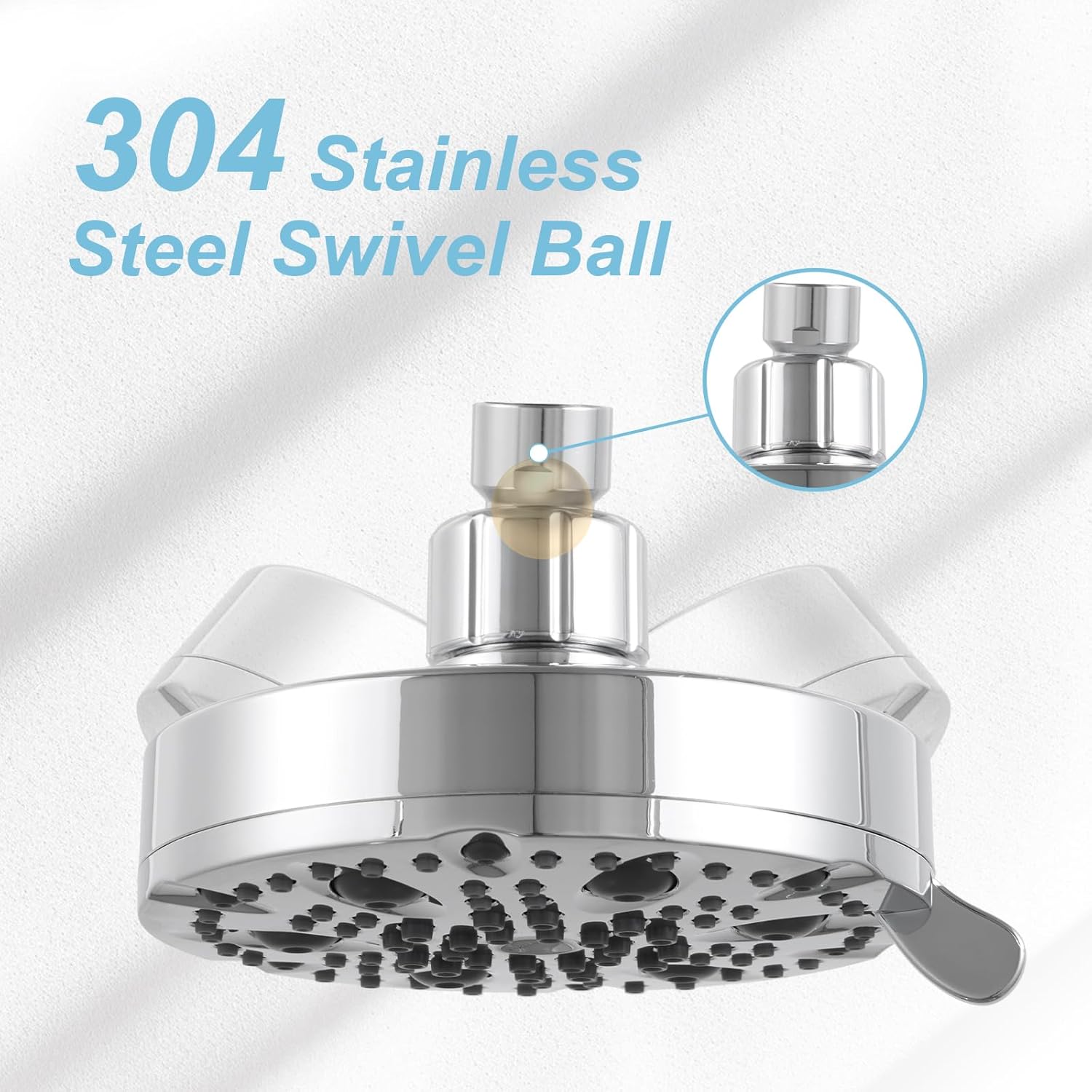 Shower Arm 10 in Bundle with 9 Mode Shower Head, Chrome