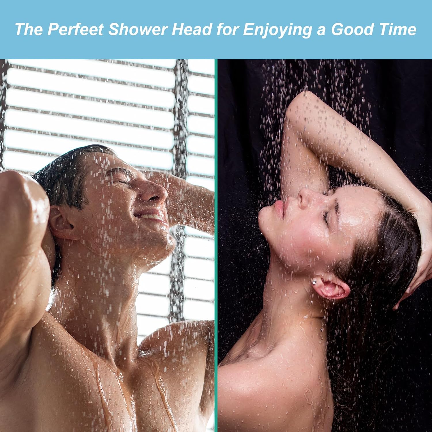 Shower Arm 10 in Bundle with 6 Mode Filtered Shower Head, Chrome