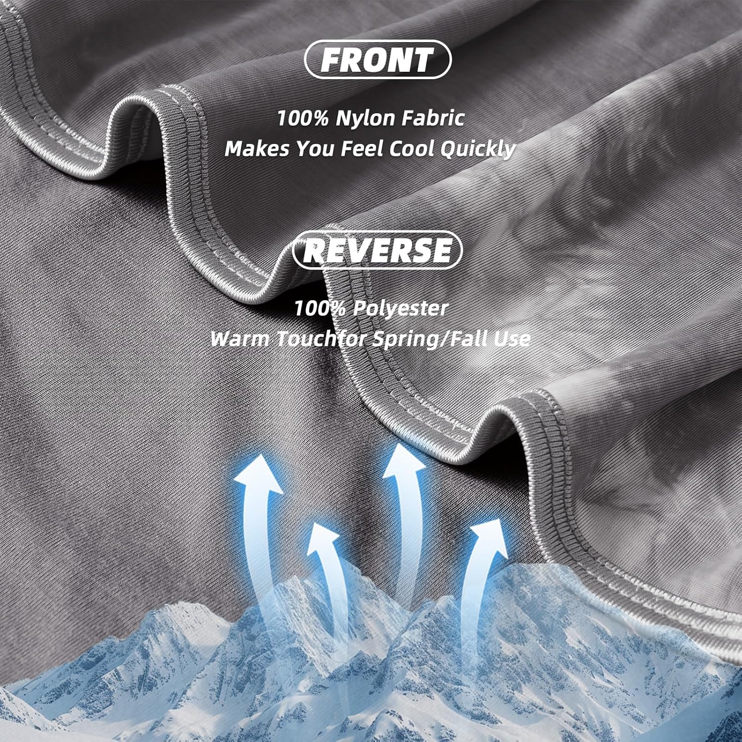 Cooling Blanket Queen Size 90"x90" , Cooling Blankets for Hot Sleepers, Absorbs Heat to Keep Adults Cool For Summer Nights Sweats, Thin Cold Lightweight Blanket for Couch Bed, All Season Use