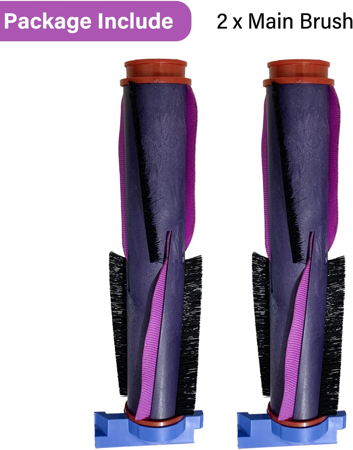 Main Roller Brush for Shark RV2820ZE RV2820YE RV2820AE AV2820AE AV2820S AV2800ZE RV2800S RV2800YE AV2810AE AV2810ZE RV2810YS UR2850YS UR2860YS Robotic Vacuum Cleaner Replacement Accessories Parts