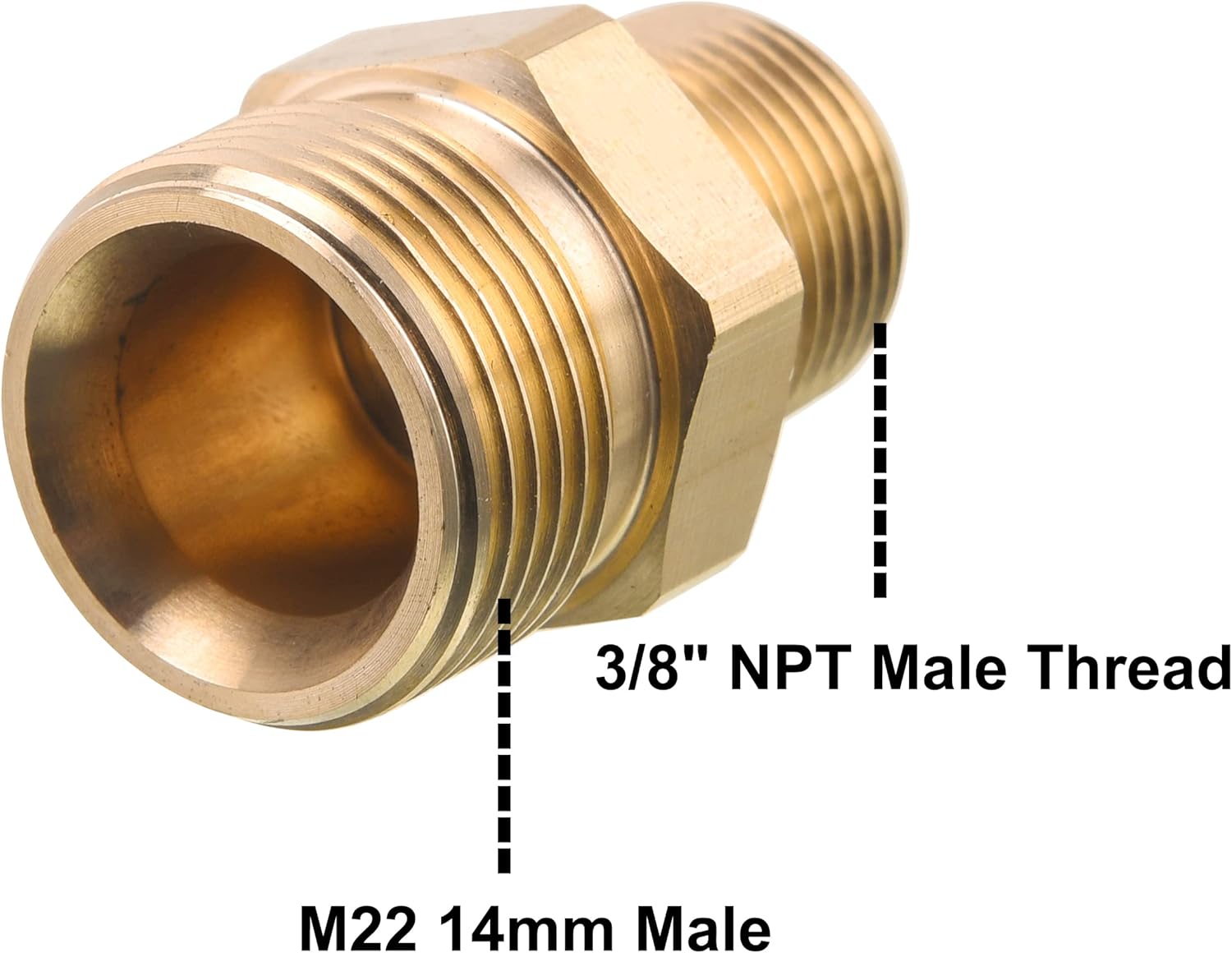 Pressure Washer Adapter and M22 Pressure Washer Fitting