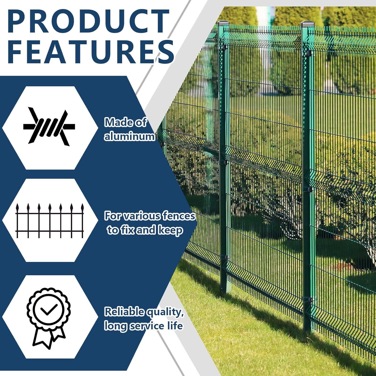 300 Pieces T Post Wire Clips T Post Clips T Post Fence Clips Fencing Clips for Securing Galvanized Steel Fence Clips for Barbed Wire Garden Farm Highway Sport Fences