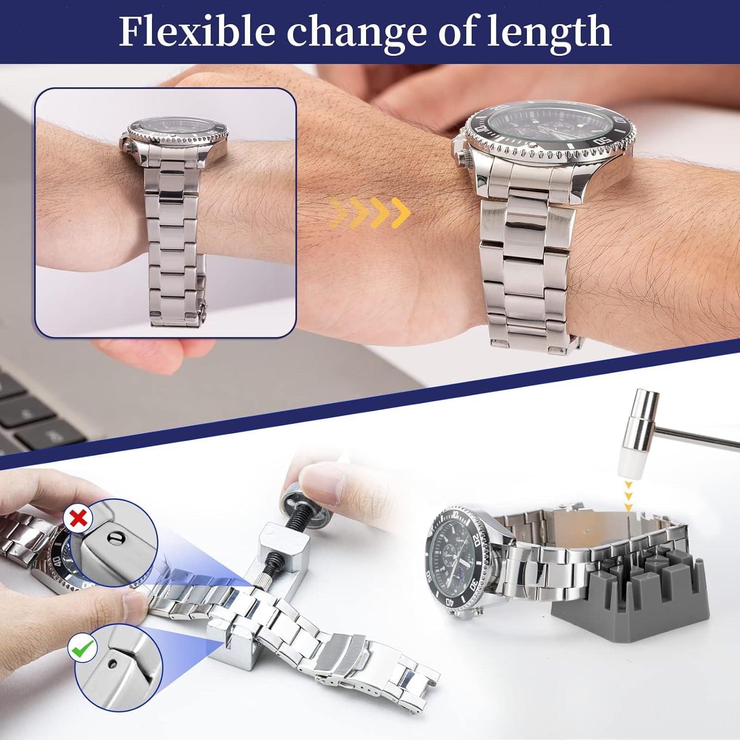 Watch Repair Kit and Watch Press Tool Set