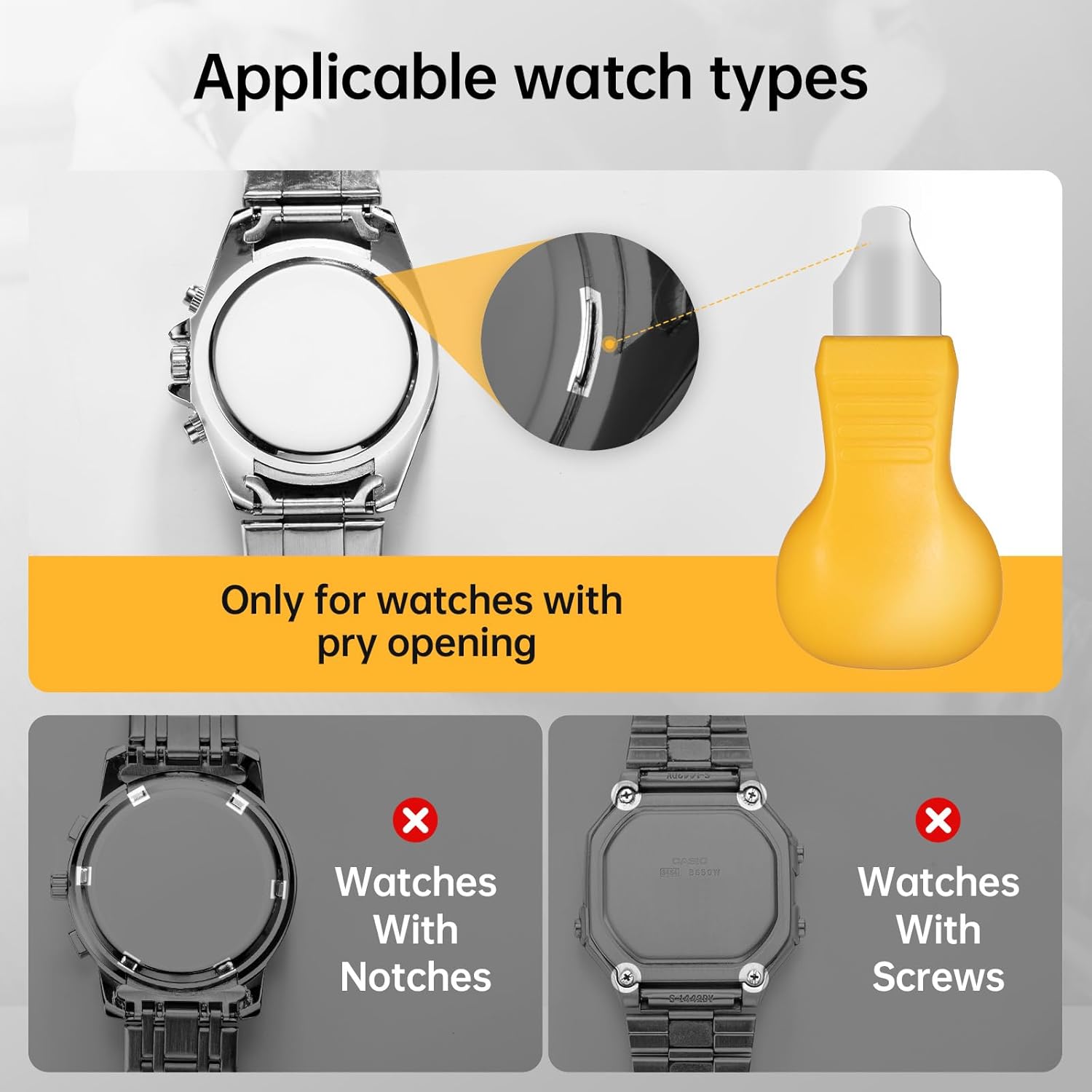 Watch Repair Kit and Watch Press Tool Set