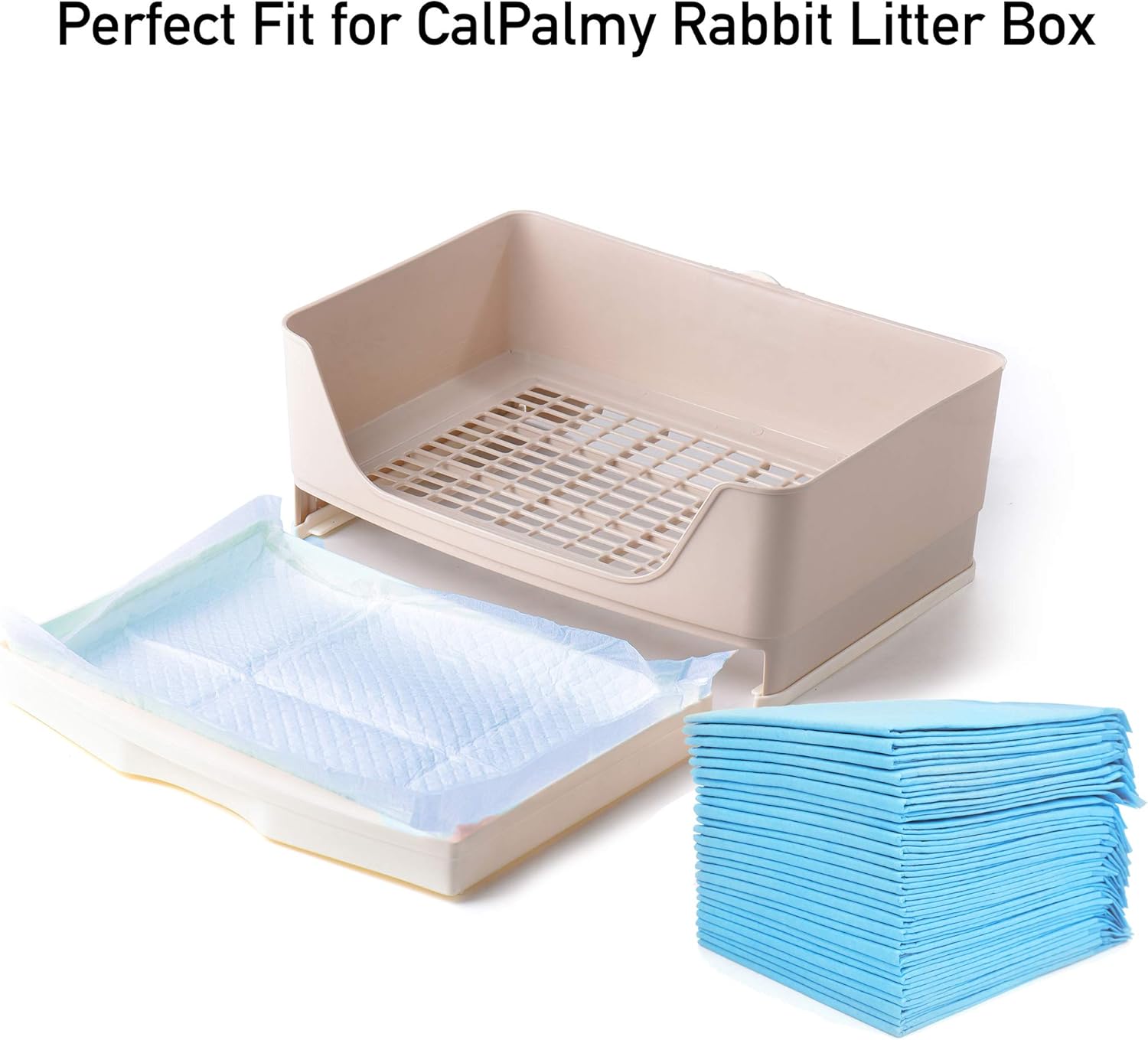 100 Pads Ultra Absorbency Pet Toilet Training Pads 18" x 13" Moisture Locking Technology Turns Liquid into Gel - Perfect for Rabbits and Guinea Pigs
