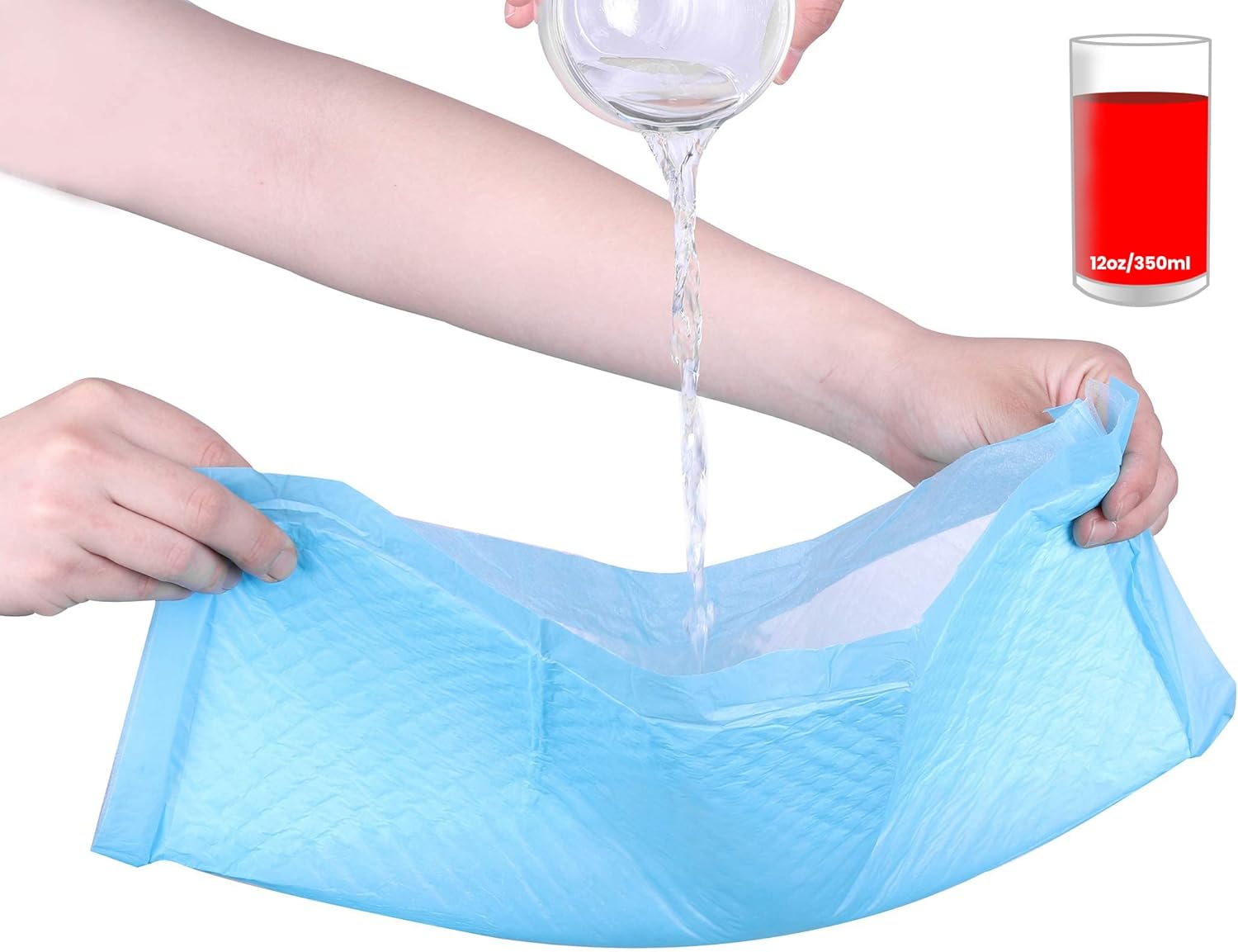 100 Pads Ultra Absorbency Pet Toilet Training Pads 18" x 13" Moisture Locking Technology Turns Liquid into Gel - Perfect for Rabbits and Guinea Pigs