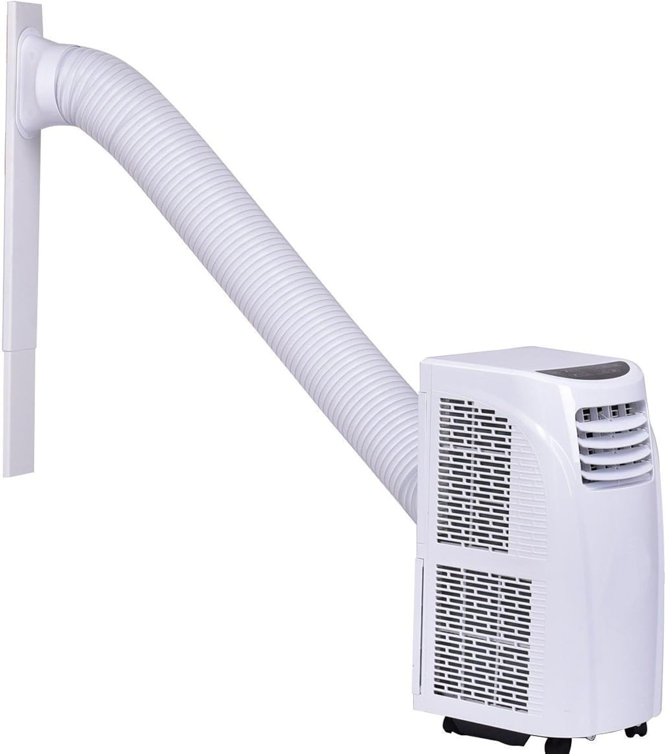 Air Conditioner Exhaust Vent Hose - 5.9" Diameter, 59" Length, Angooni Universal Counter-Clockwise Thread Air Vent Compatible with Honeywell, Whynter, Frigidaire, LG, Toshiba, Delonghi, JHS