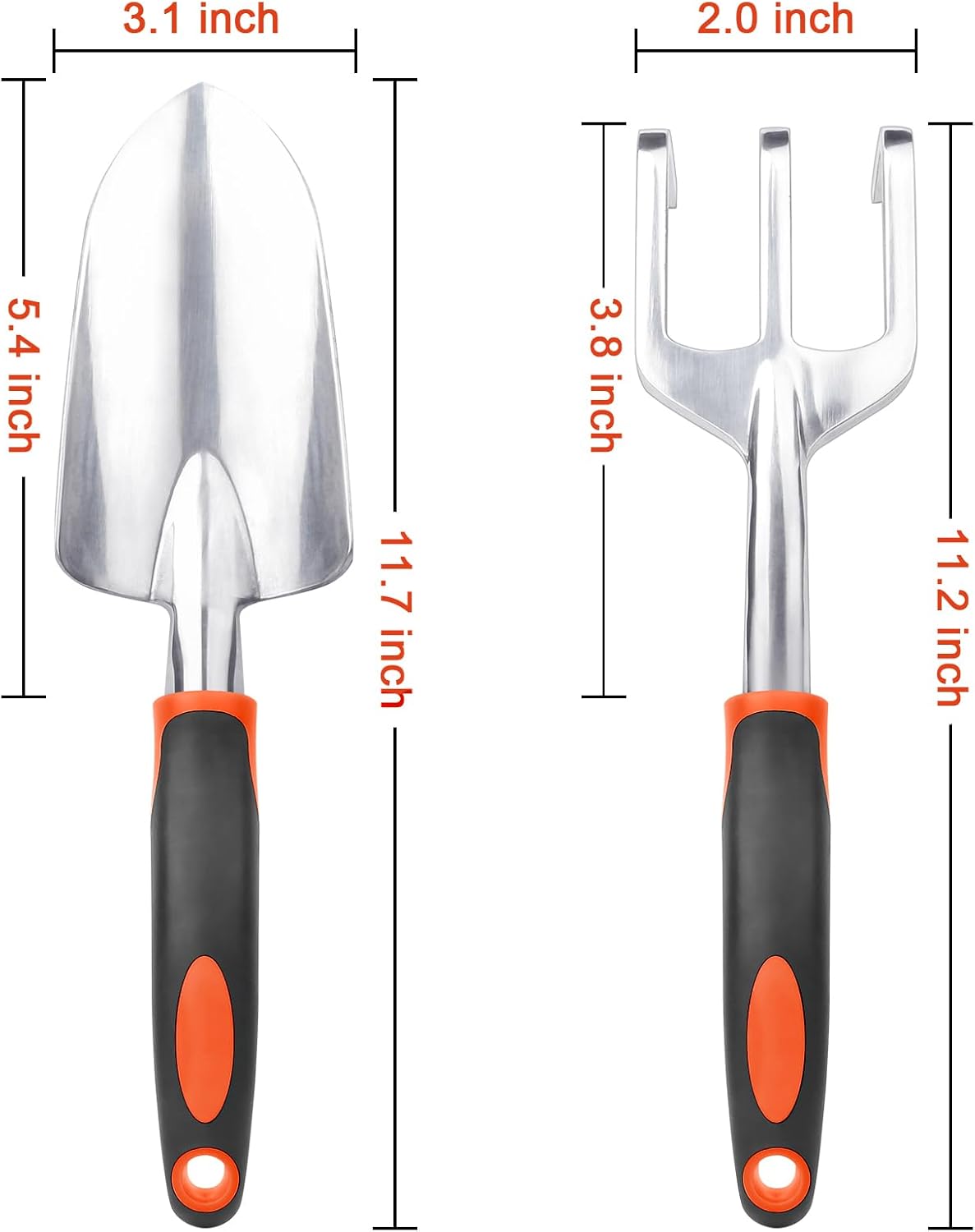 Garden Tools Set, 3 Pack Heavy Duty Gardening Tools Set + Garden Tool Set, 2 Pack Heavy Duty Gardening Tools Set
