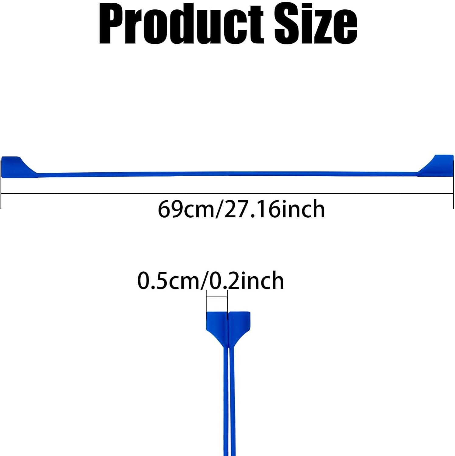 Airpod Strap,Magnetic Anti-Lost Air Pod Neck Strap Lanyard for AirPods 4/3/2/1,AirPod Pro 2/1 Soft Silicone Airpods Accessories Holder Strap for Running,Fitness,Dancing White/Blue/Black