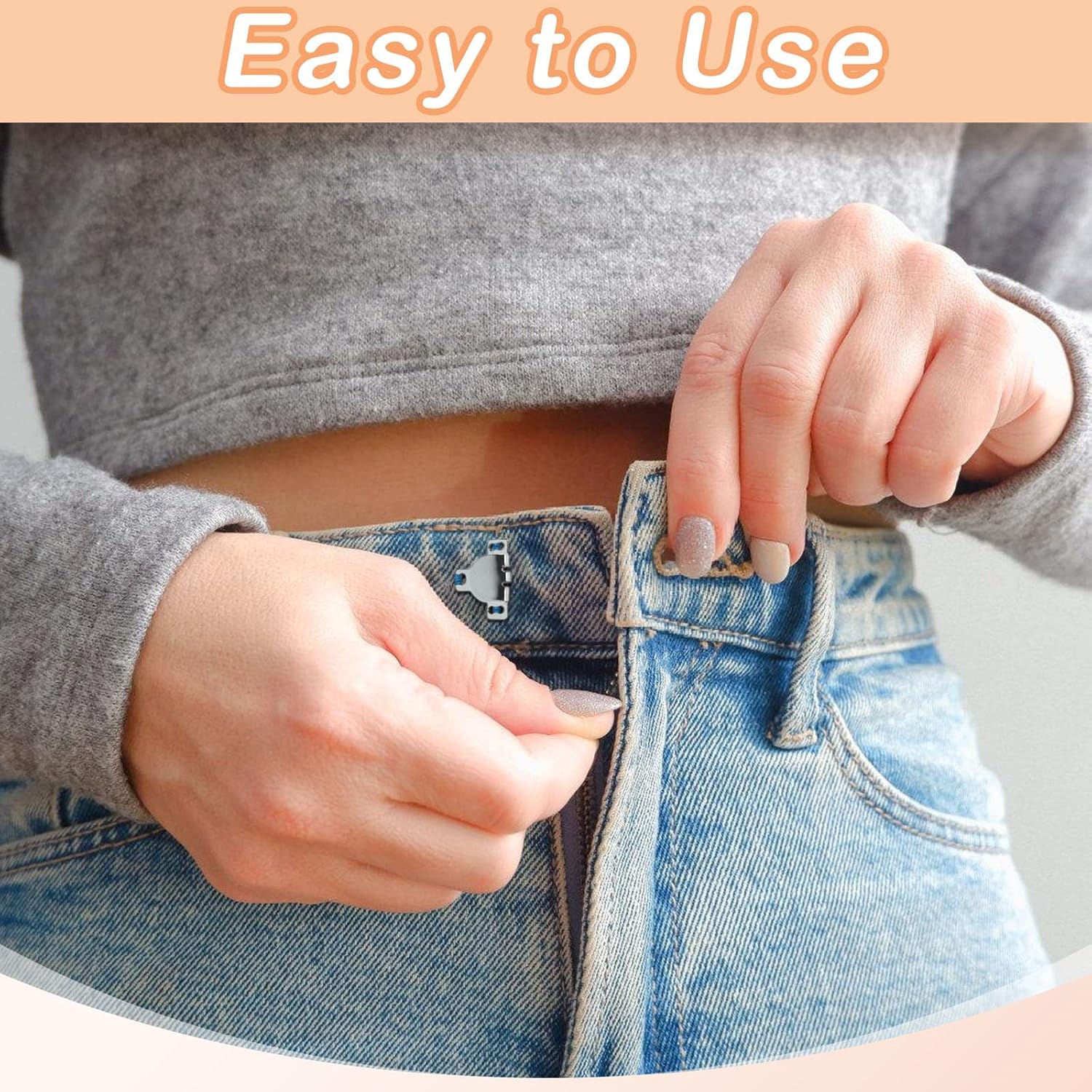 25 Set Hooks and Eye for Sewing,Invisible Silvery Sewing Clasp and Snaps Fasteners Kit Sew-On Hook and Eye Closures for Clothing,Bra,Pants Waist,Jeans,DIY Craft Hooks Replacement/Repair