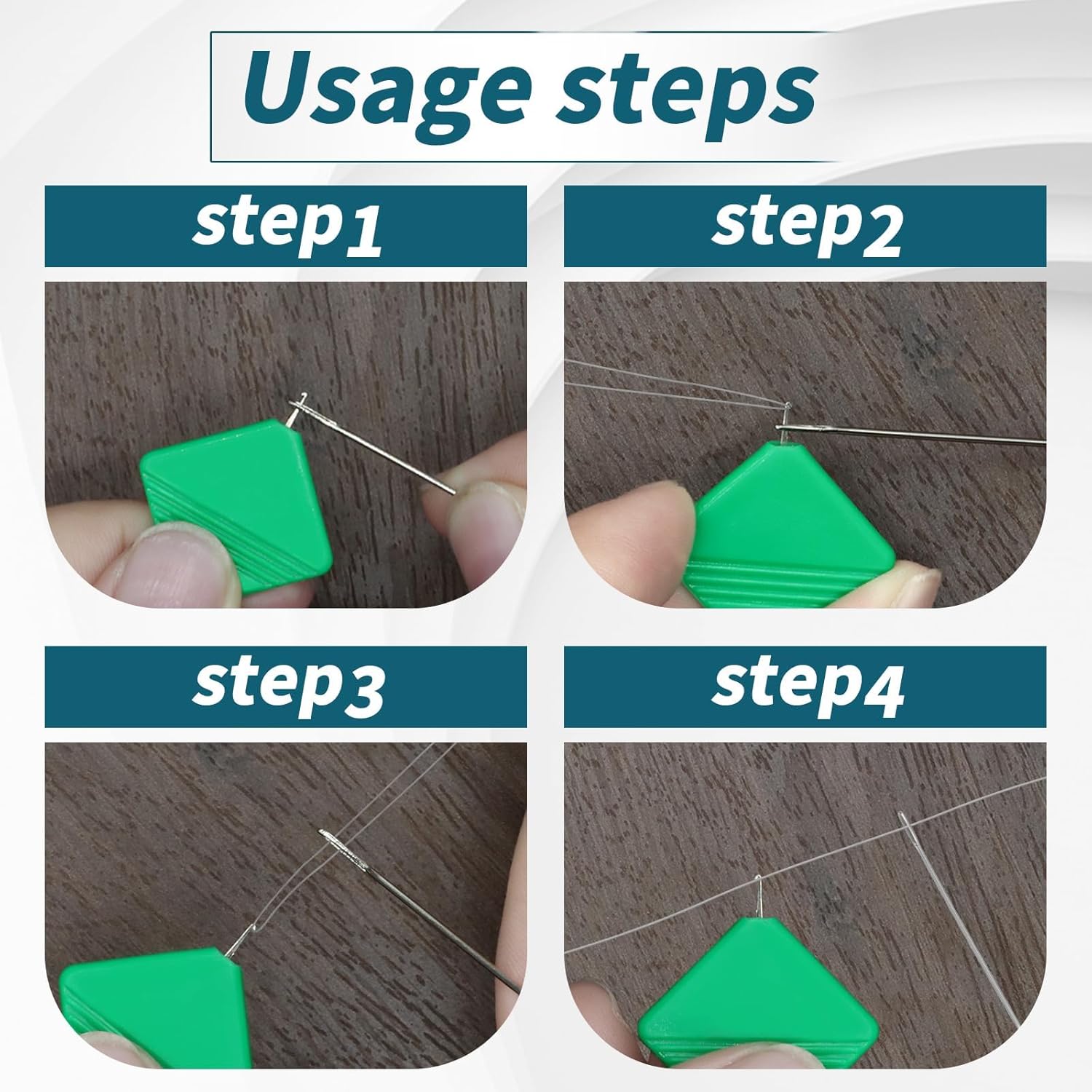 5 Pcs Needle Threaders,Cute Design Squre Sewing Needle Threader for Hand Machine Sewing Plastic Simple Needle Threader Tool for Small Eye Needle Easy Threader for Embroidery,Cross-Stitch,Craft