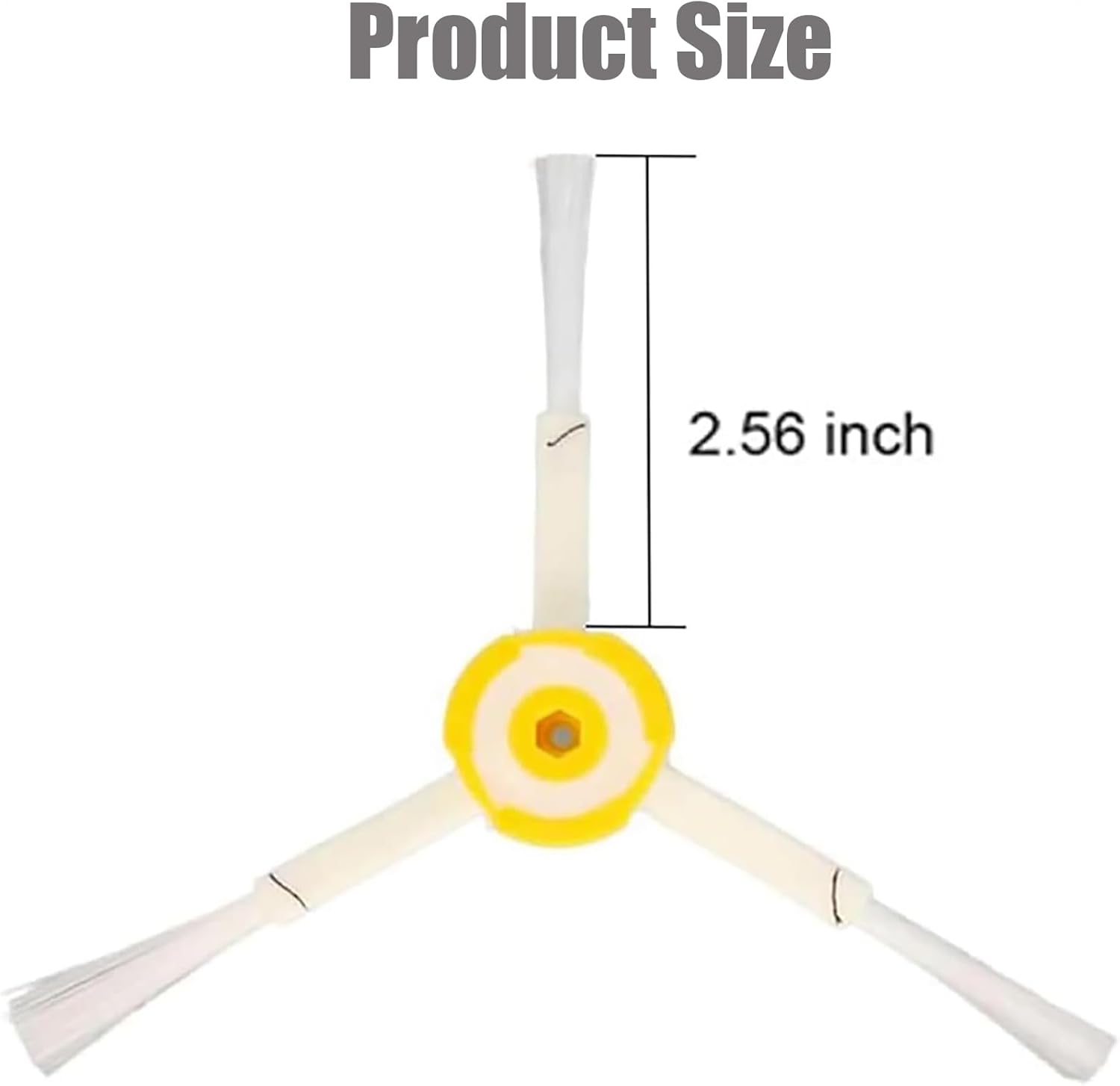 Side Brush Replacement for IRobot Roomba 900,800,700 and 600 Series 960 980 985 860 870 877 880 890 891 895 805 761 770 780 790 614 650 665 671 675 690 694 Models 6-Pack