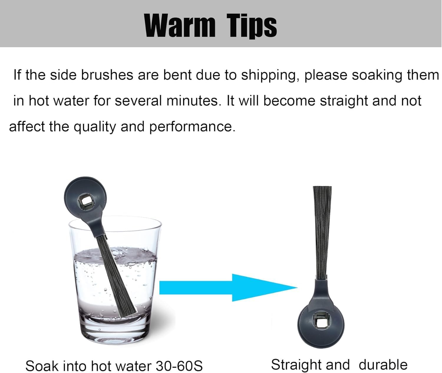 Replacement Side Brushes Compatible with Shark Vacuum Cleaner ION Robot IQ R101AE RV1001AE , IQ R101 RV1001 , RV1000 AV911S AV2501AE RV2502AE AI AV2501S, AV2501AE, RV2502AE, RV2520AOUS, AV2510AOUS
