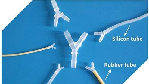 Plastic Barb Equal Y Tee 1/2" hose ID Polypropylene pipe connectors Plastic Joint Splicer Mender Adapter Union Boat Water Air Aquarium O2 Fuel pack of 5