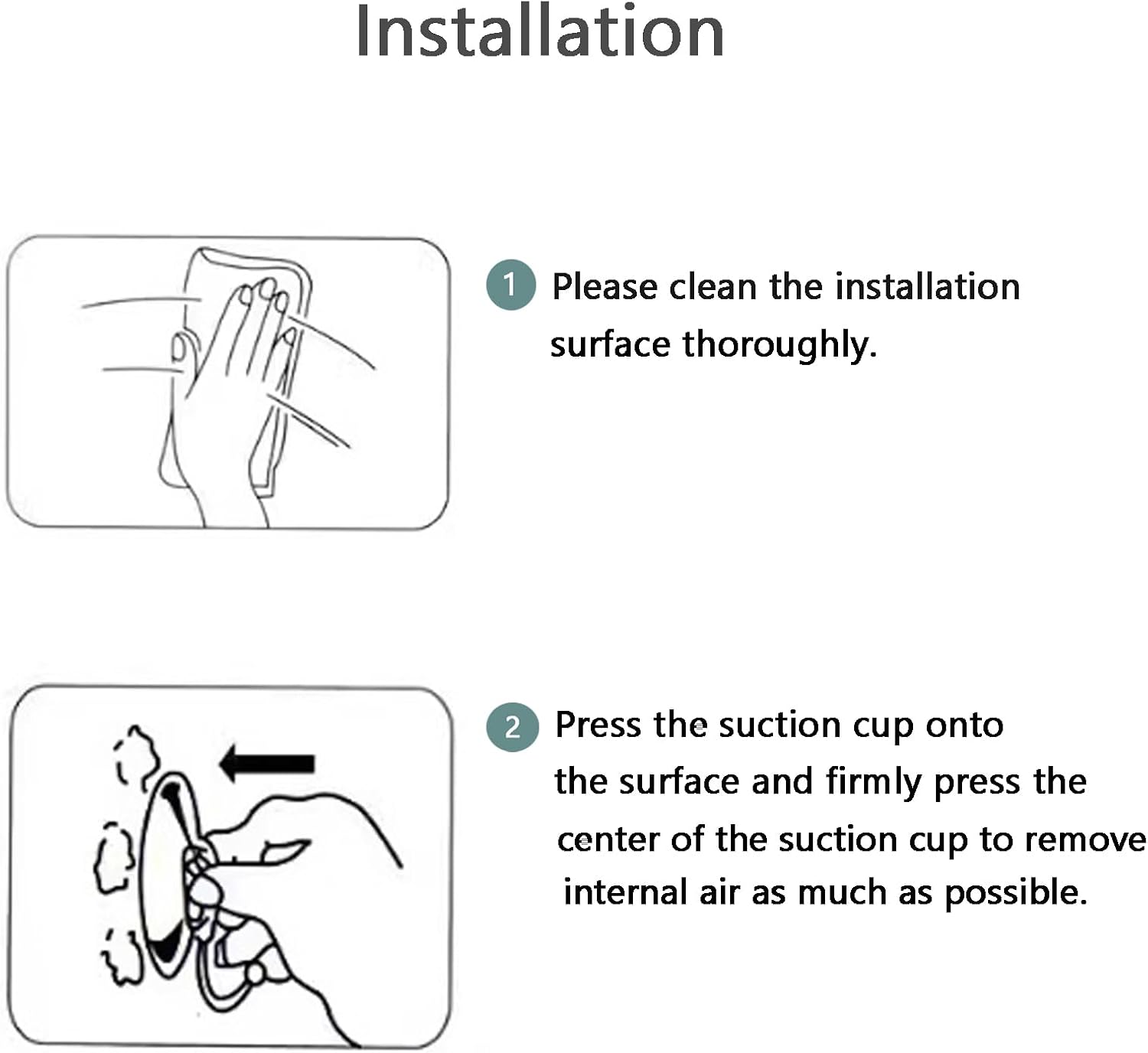 20 Pack 0.8 Inch Double Sided Suction Cups for Glass Table Top Home Organization