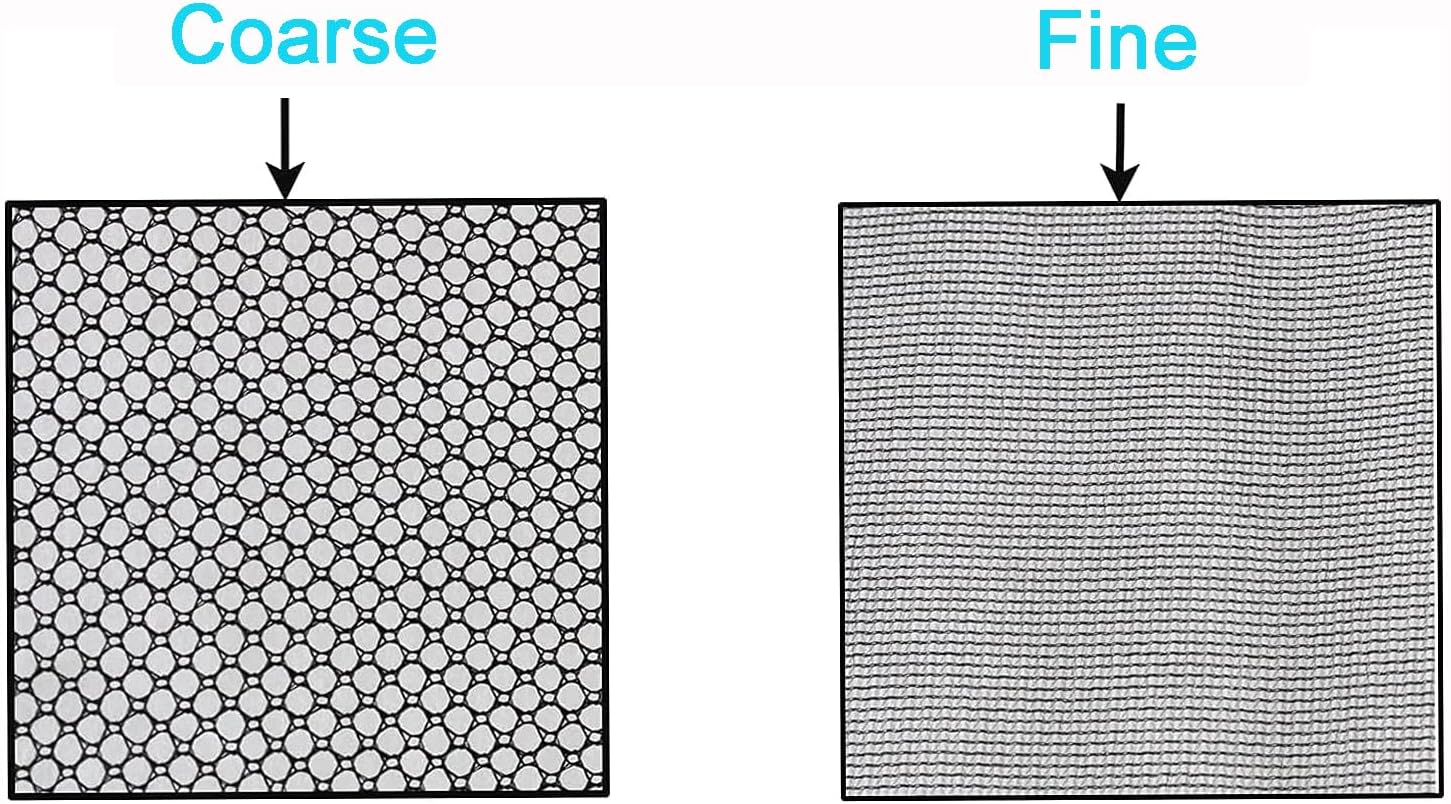 10pcs Aquarium Filter Media Bags, Fish Tank Fine Mesh Bags, 3”x4”/3”x8”/5.5”x8” with Plastic Zipper for Activated Carbon 3” x 8”