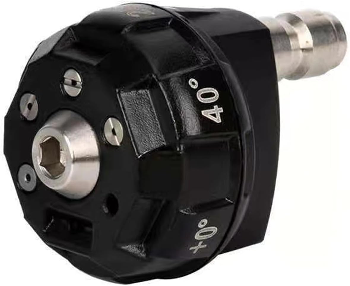 Pressure Washer Nozzle, 6-in-1 Quick Change over and Adjtable, Power Washer Tips Replacement with 1/4 inch Quick Connector, MAX 4000PSI for Pressure Washer