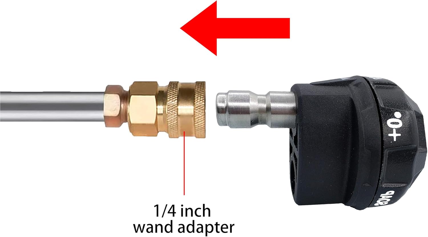 Pressure Washer Nozzle, 6-in-1 Quick Change over and Adjtable, Power Washer Tips Replacement with 1/4 inch Quick Connector, MAX 4000PSI for Pressure Washer