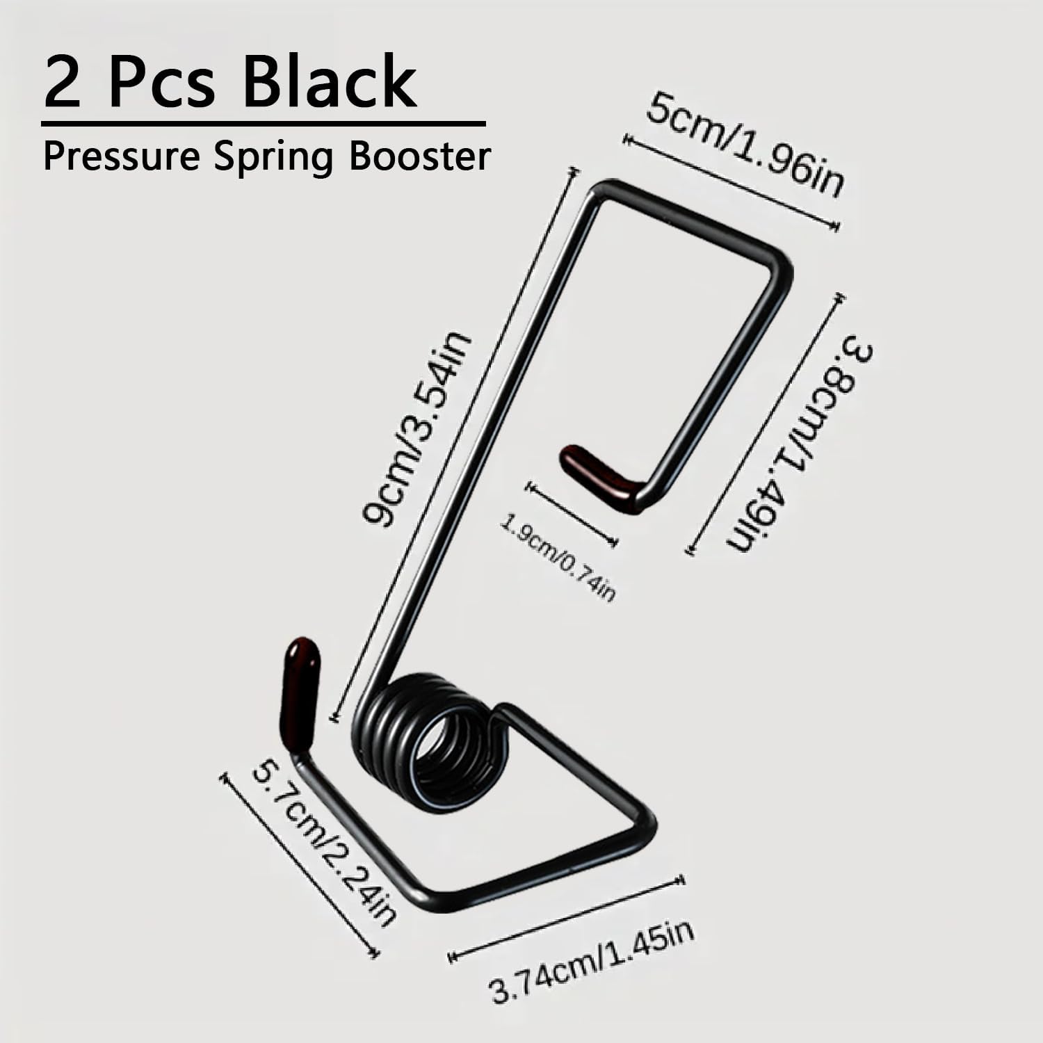 2Pcs Windshield Wiper Arm Pressure Spring Booster, Wiper Arm Pressure Spring Set, Enhance Wiper Performance, Easy Install, Improved Visibility in Rain/Snow - Suitable for All Vehicles