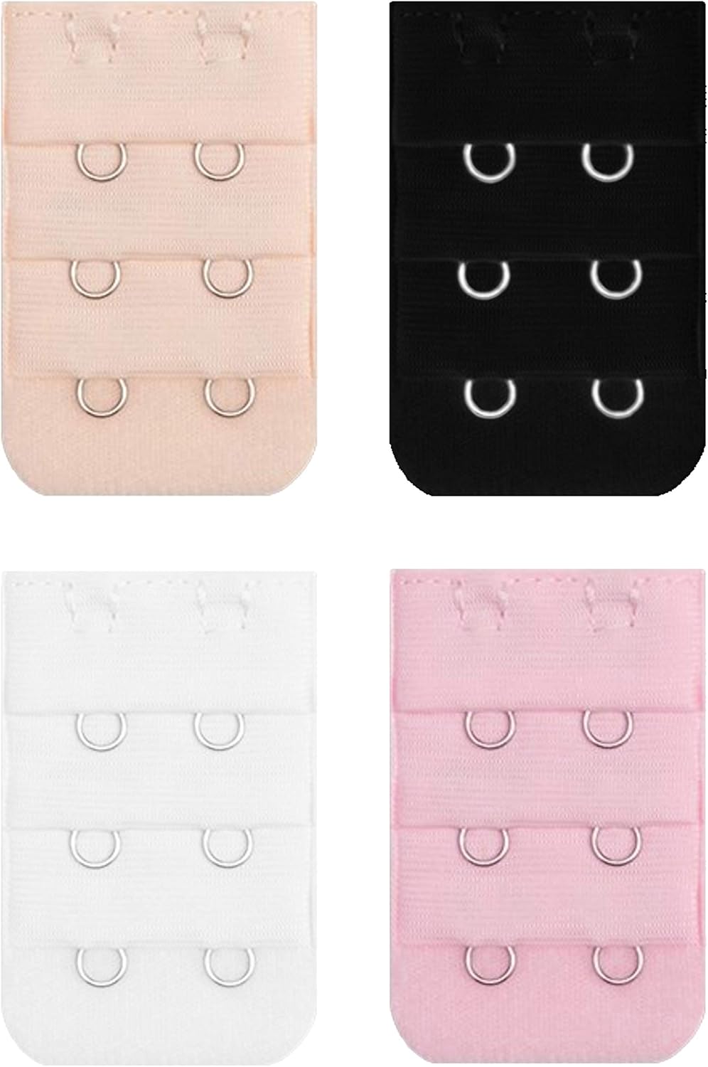 Bra Extender 2 Hook Bra Back Clips Bra Strap Extender Bra Clasp 4pcs