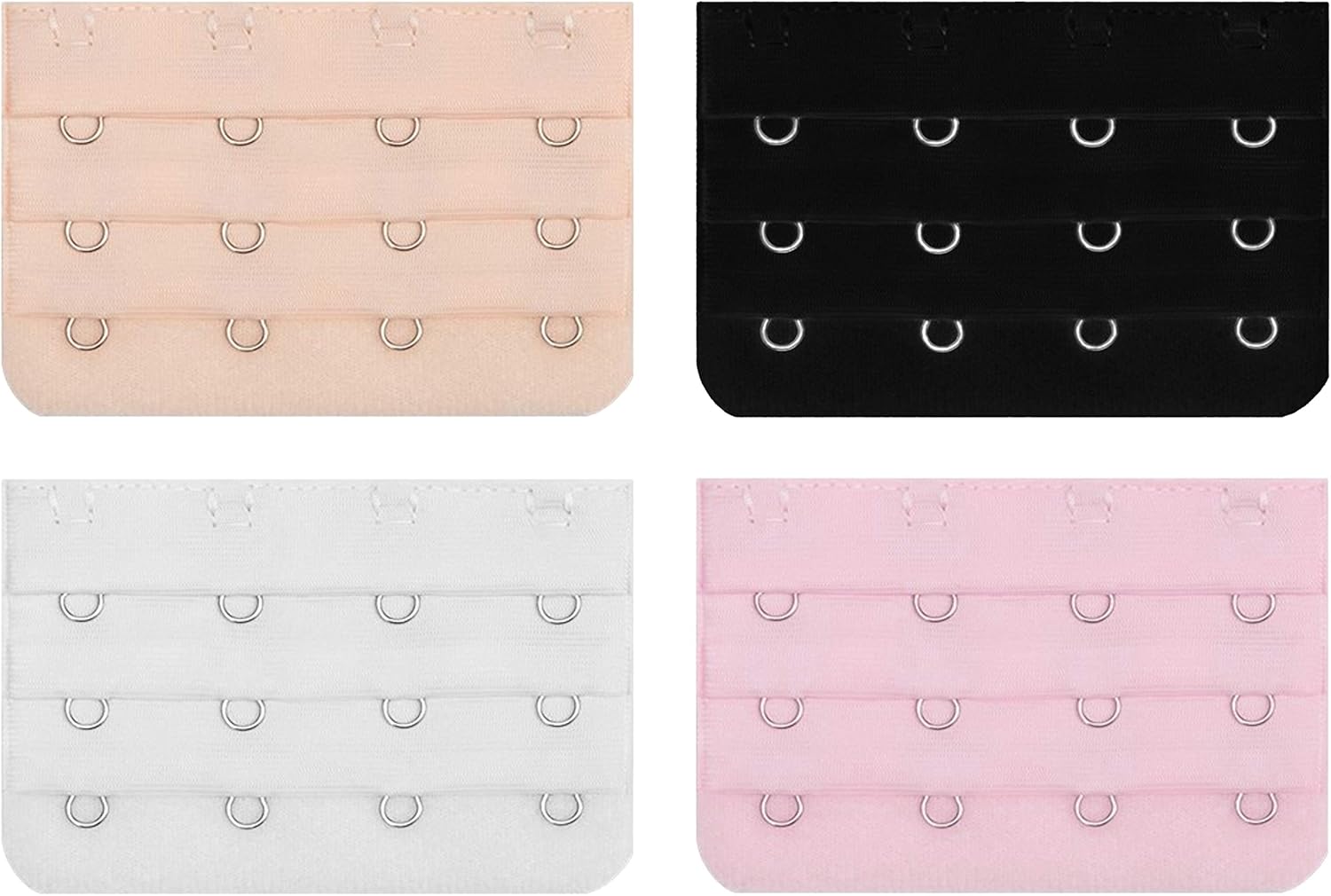 Bra Extender 4 Hook Bra Back Clips Bra Strap Extender Bra Clasp 4pcs