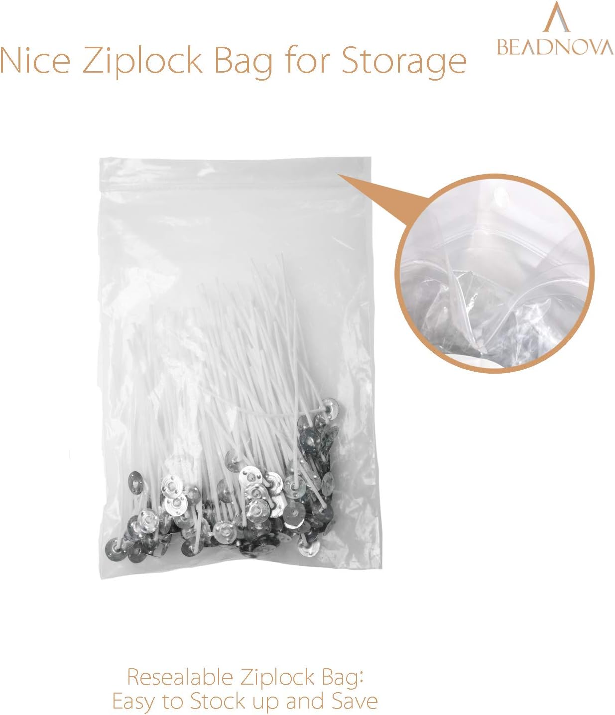 Candle Cotton Wicks 4 Inch 150pcs Short Candle Making Wicks for Making DIY