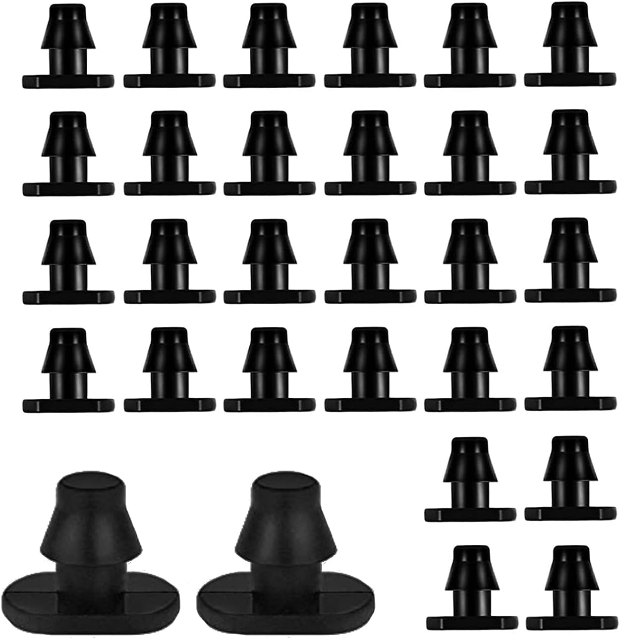 Drip Irrigation Connectors 30 Pcs 1/4 Inch Barbed Drip Line Plugs End Plugs Irrigation Connectors for 1/4 Inch Tubing Water Tubing Gardening Supplies 30pcs
