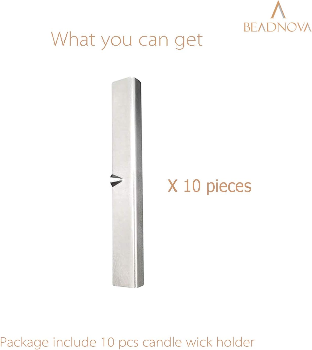Candle Wick Holders Metal Wick Bar Centering Device Centering Tool Holder for Candle Making 10 Pcs