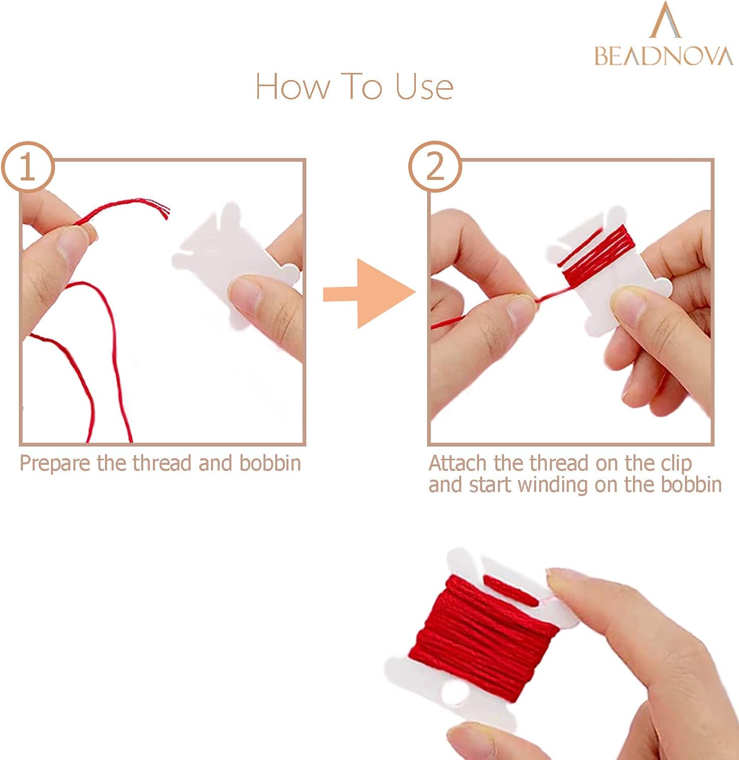 Embroidery Floss Bobbins 150pcs Embroidery Thread Holder Floss Holder Thread Bobbins for Cross Stitch Crafting Sewing