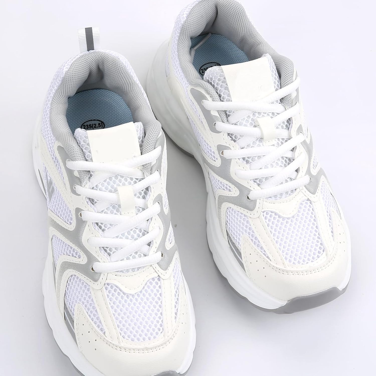 3 Pair Oval Shoe Laces,Shoelaces for Sneakers, Half Round 1/4" Athletic Shoelace for Sport/Running Shoes Boot Strings