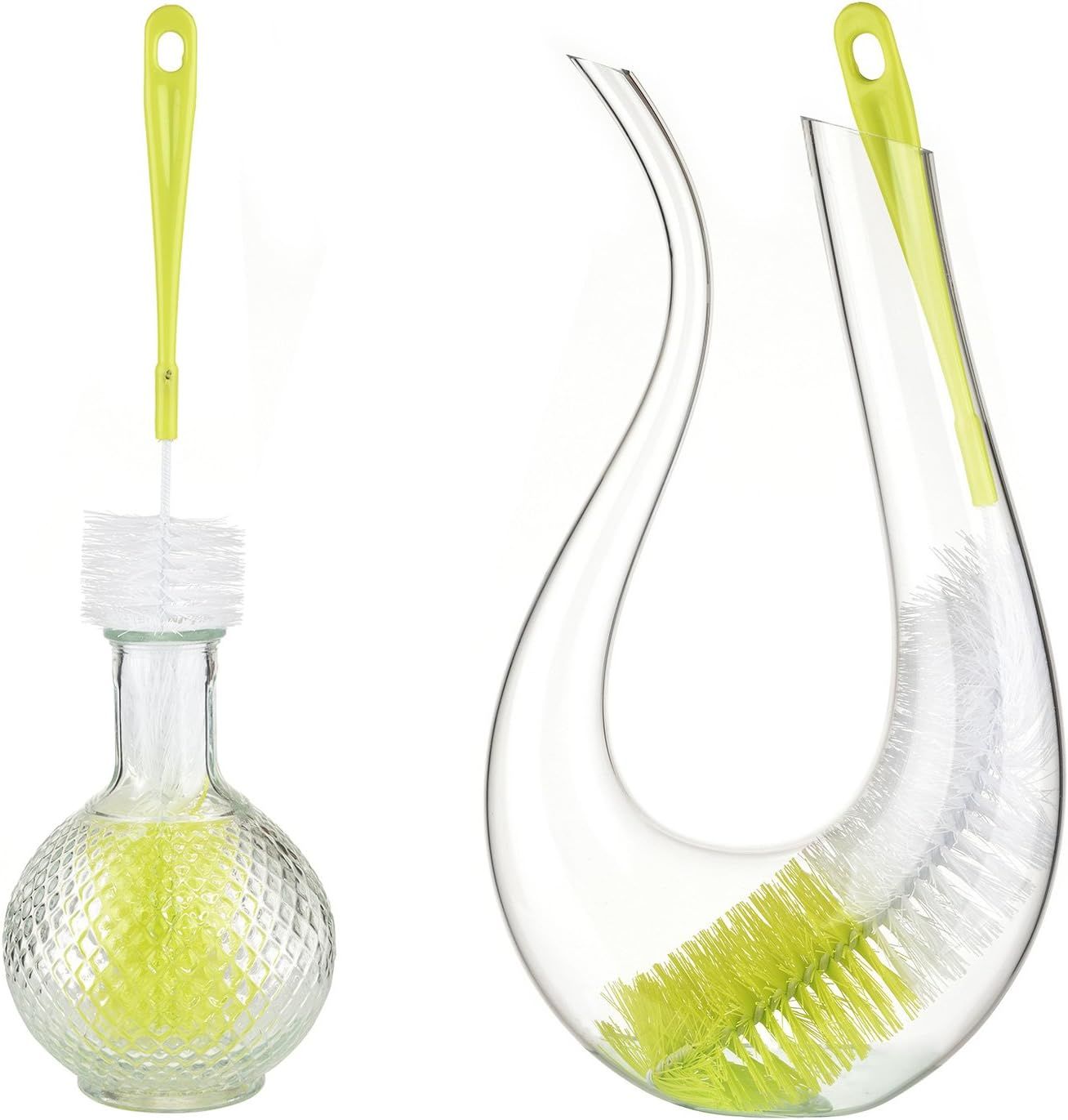 16 inch Long Bottle Brush Cleaner for Washing Wine/Beer/Sport Well/Thermos/Glass, Hummingbird Feeder and Long Narrow Neck Sport Bottles