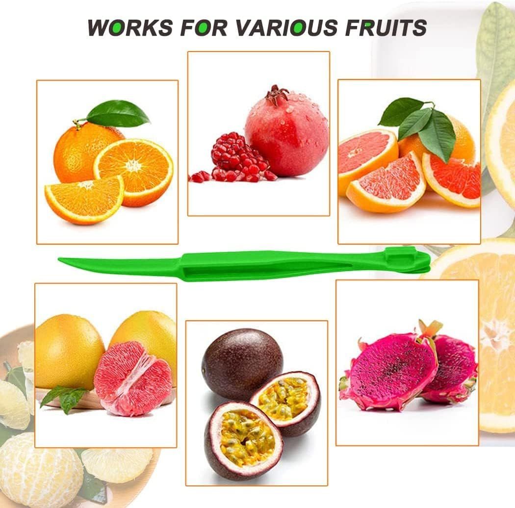 Orange Citrus Peelers Citrus Lemon Citrus Peel Cutter Plastic Easy Slicer Cutter Peeler Remover Opener Kitchen Accessories Knife Cooking Tool Kitchen Gadget Multiple 2 Pack