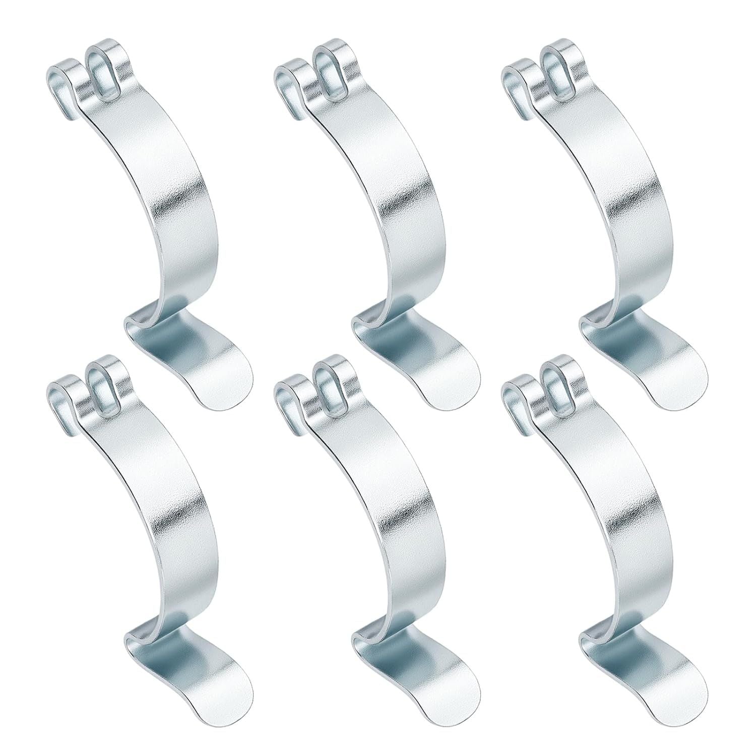 Car Air Filter Clips, 6PCS Stainless Steel Air Cleaner Cover Clip for Car, Airing Filter Clean Housing Box Lid Spring Clip Clamp, Universal Airs Cleaning Filters Box Housing Retaining Clipings